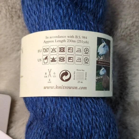 Rowan Moordale Blue Yarn - 1 x 100g Skein - Picture 2 of 4